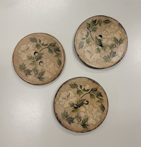 Coconut Trellis Button