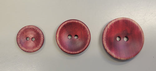 Shallow Wood Button w/ Color