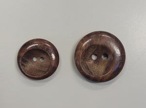 Wood Scoop Button
