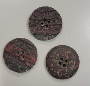 Round Textured Button