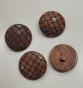Wood Checker Button