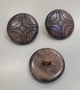 Wood Shield Button