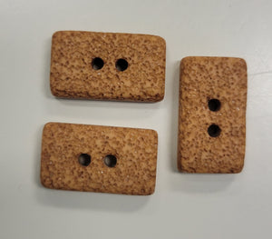 Small Rectangular 'Sponge' Button