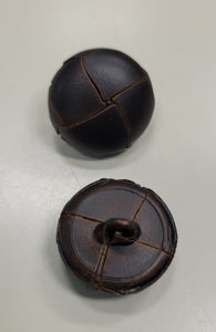 Woven Leather Button