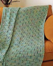 #226 Flower Eyelet Afghan Pattern