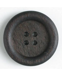 Round Wood Button