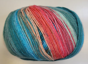 Supersocke "Merino Extrafein Color" 4 ply