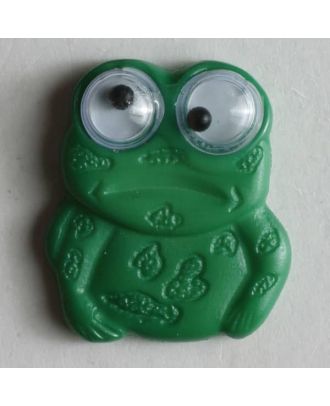 Googly Eye Frog Button