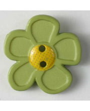 Flower Button w/ Yellow Center-Large