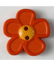 Flower Button w/ Yellow Center-Large