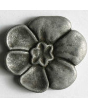 Metal Flower Button