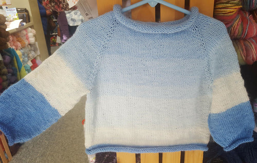 Child's Blue Ombre Pullover