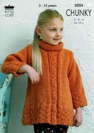 King Cole Chunky Tunic & Hooded Top Pattern