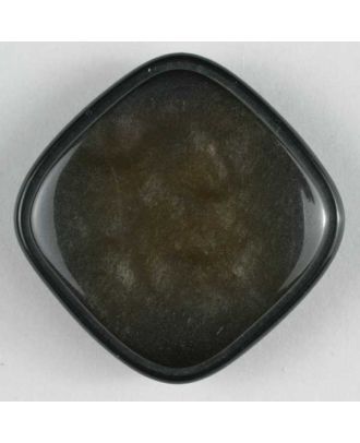 Square Glossy Faux Marble Button