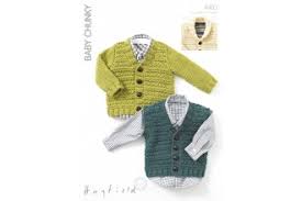 #4403-Cardigan & Vest Pattern