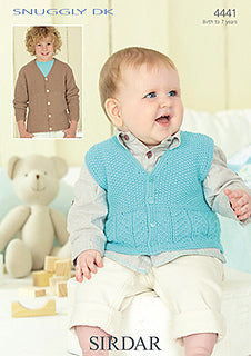 #4441 Cardigan & Waistcoat Pattern