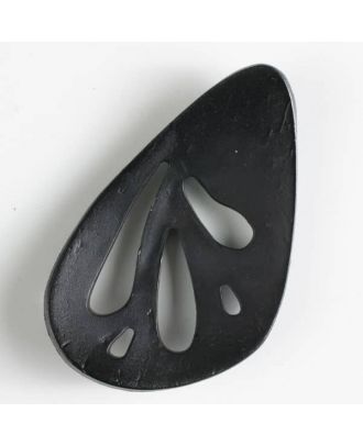 Plastic 'Holey' Teardrop Button