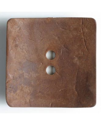Fashion Button-Square-Brown