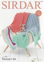 #4749 Snuggly DK Blankets Pattern