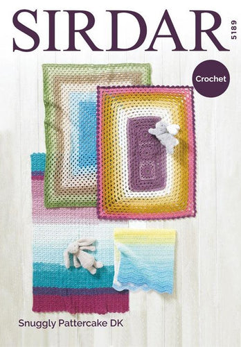 #5189 Pattercake DK Crochet Blankets Patterns