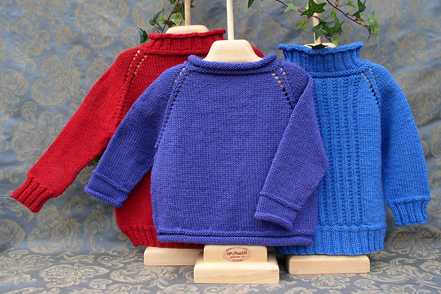 #609 1, 2, 3 Top Down Pullover Pattern