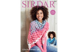 #8030 Colourwheel DK Crochet Shawl & Cowl Pattern