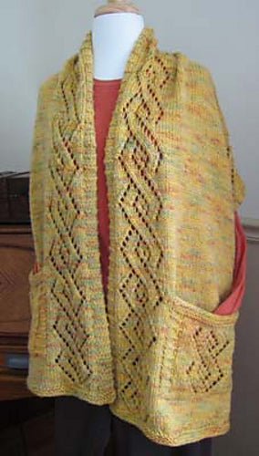 #AC-035 Lace Reader's Wrap Pattern