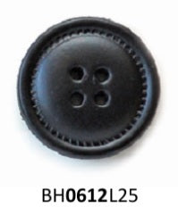 Black Leather Button