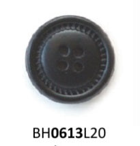 Black Leather Buttons