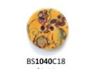 Coconut Floral Trellis Button-Small