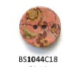 Coconut Floral Trellis Button-Small