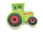 Green Tractor Button