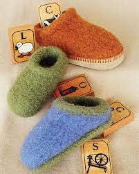 #CH-38 Children's Felt Clogs Pattern