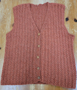 Cabled Vest