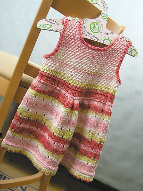 Child's Watermelon Dress Pattern – Needles 'n Pins Yarn Shoppe