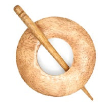 Lykke Oval Shawl Pin (Mango)