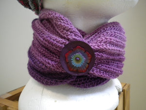 Ombre Crochet Cowl