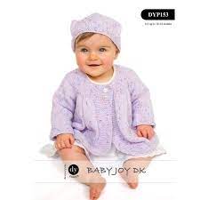 #DYP153 Baby Joy Matinee Jacket & Hat Pattern