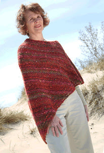 Easy Eyelet Poncho Pattern