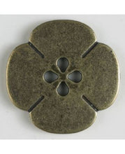 Full Metal Flower Button
