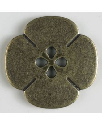 Full Metal Flower Button