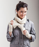 Garter Stitch Scarf & Sideways Handwarmers Pattern