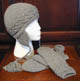 #HT-022 On the Edge Cabled Hat and Mittens Pattern