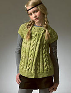 #JB048 Girl's Chunky Cardigan Pattern