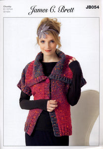 #JB054 Women's Cardigan Pattern