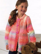 #JB085-Kids Chunky Cardigan Pattern