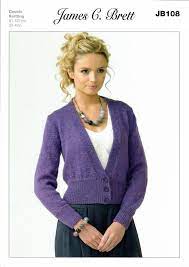 #JB108 Cardigan and Waistcoat Pattern