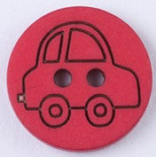 Small Round Car Button