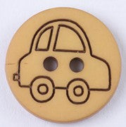 Small Round Car Button