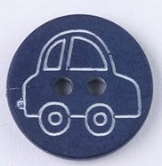 Small Round Car Button